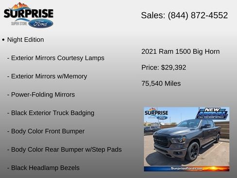 Used 2021 RAM 1500 Big Horn AWD/4WD image 18