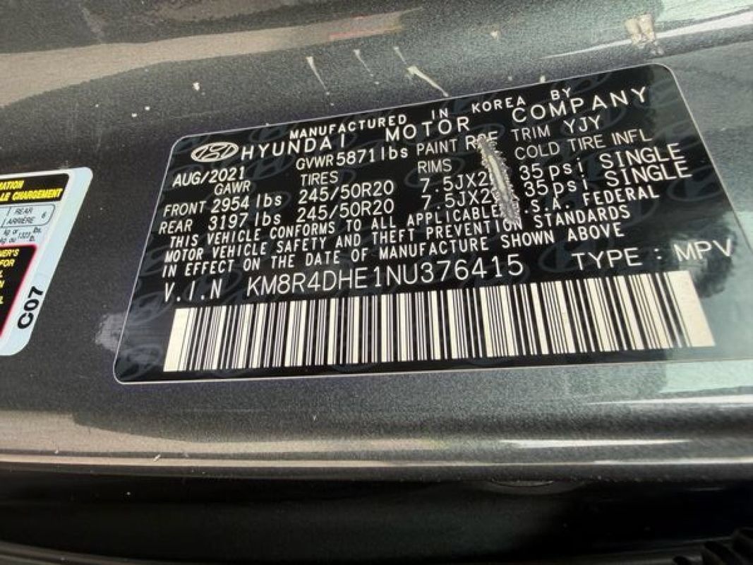 Used 2022 Hyundai Palisade SEL w/ 8P Bench Seat Package AWD/4WD image 32