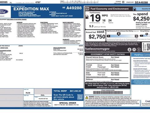 Used 2025 Ford Expedition Max Active RWD image 3