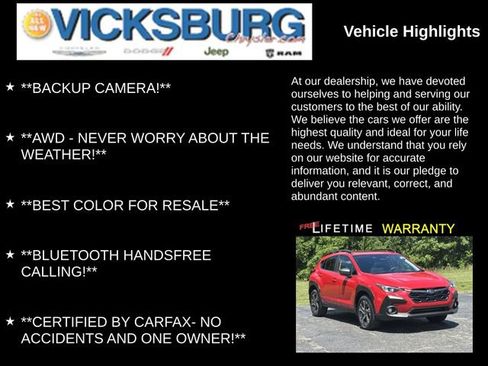 Used 2024 Subaru Crosstrek 2.0i Premium AWD/4WD image 7