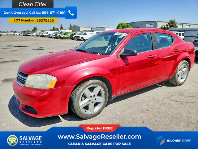 Used 2013 Dodge Avenger SE FWD image 1