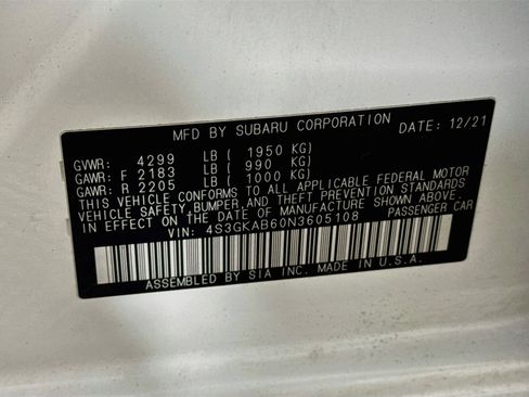 Used 2022 Subaru Impreza 2.0i image 24