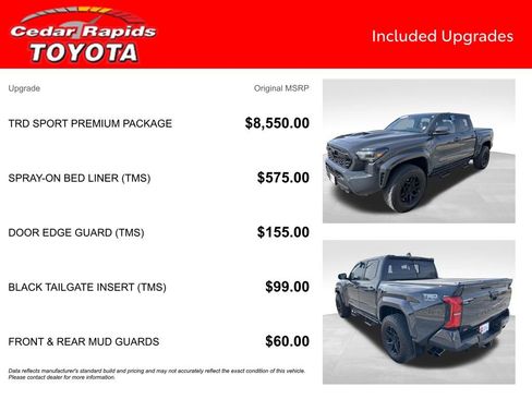 Certified 2024 Toyota Tacoma TRD Sport w/ TRD Sport Premium Package image 7