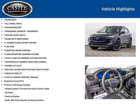 Used 2024 Ford Escape ST-Line Elite w/ Premium Technology Package AWD/4WD image 3