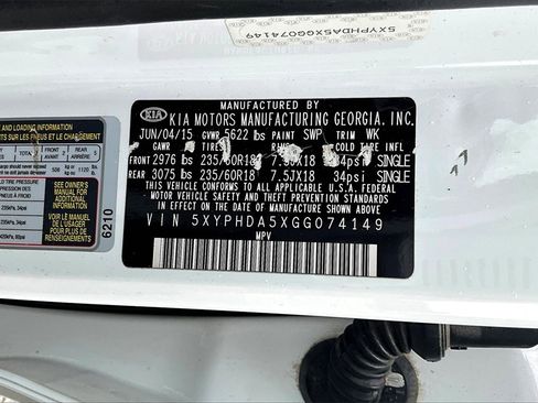 Used 2016 Kia Sorento EX image 35