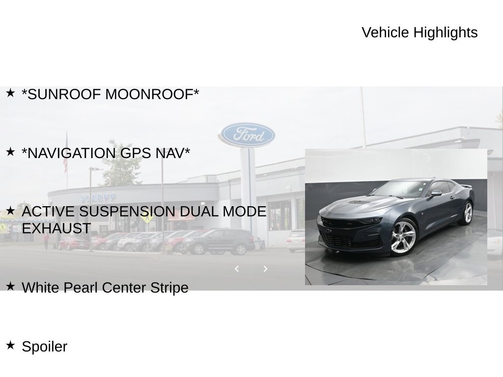 Used 2019 Chevrolet Camaro SS RWD image 9