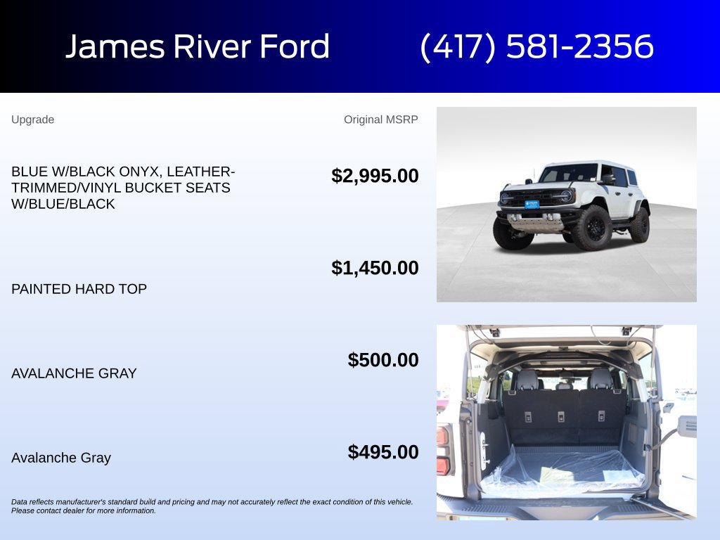 New 2026 Ford Bronco Raptor AWD/4WD image 5