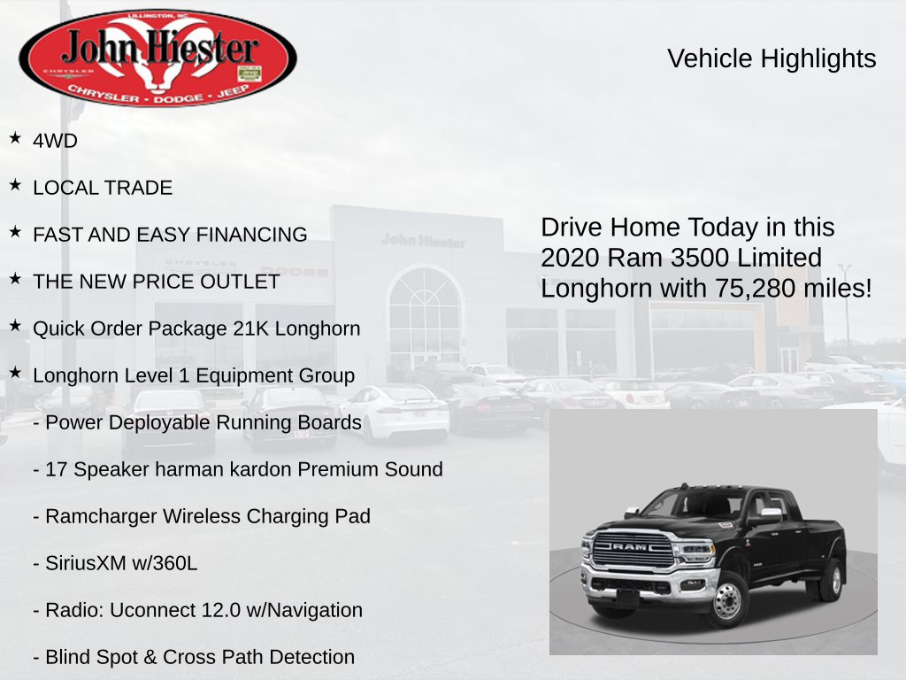 Used 2020 RAM 3500 Limited AWD/4WD image 3