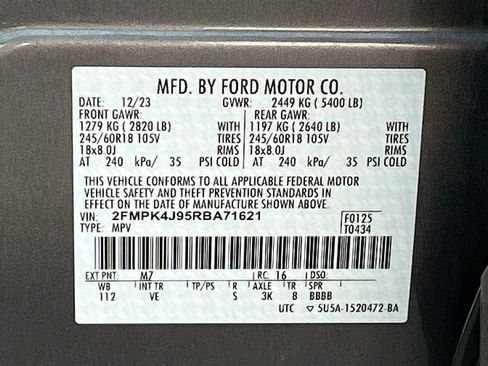Used 2024 Ford Edge SEL AWD/4WD image 31
