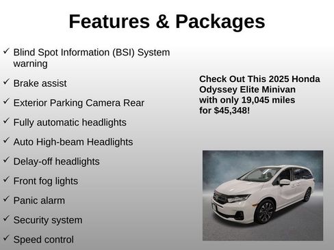 Certified 2025 Honda Odyssey Elite image 24