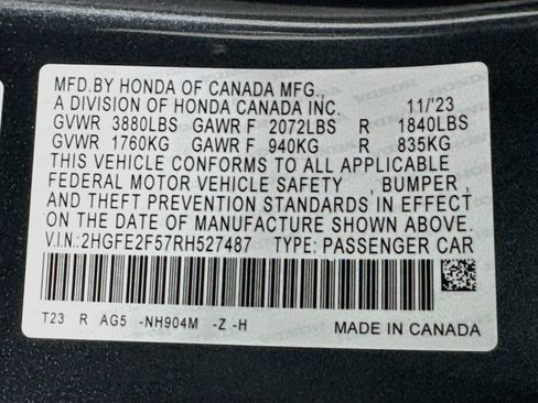 Used 2024 Honda Civic Sport image 26