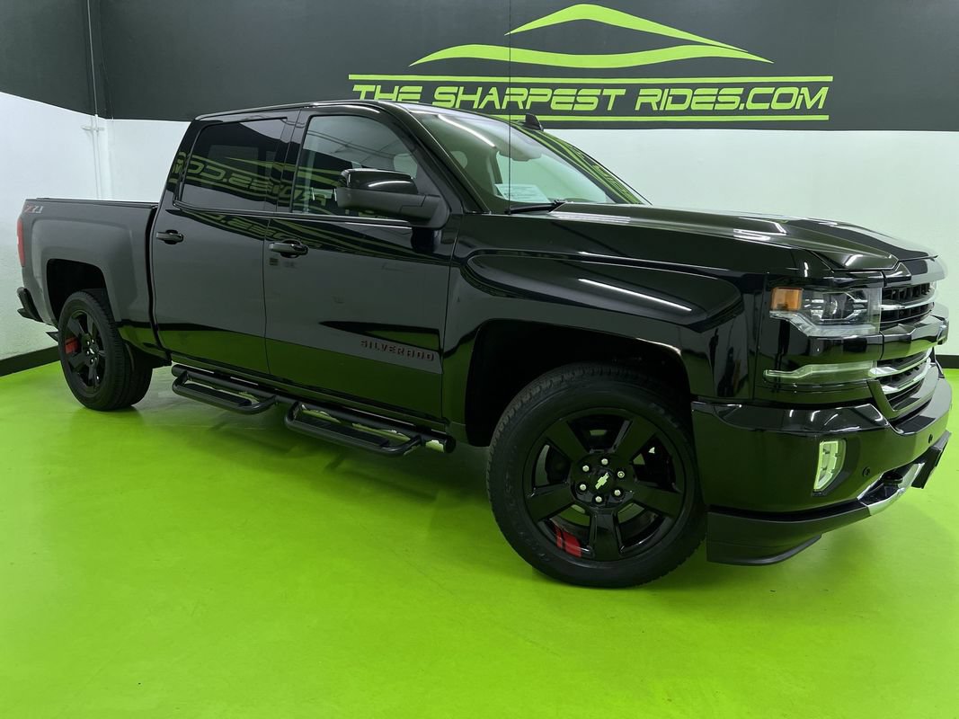 Used 2018 Chevrolet Silverado 1500 LTZ Z71 w/ Redline Edition AWD/4WD image 1