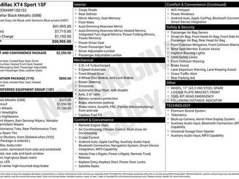 Certified 2024 Cadillac XT4 Sport image 34