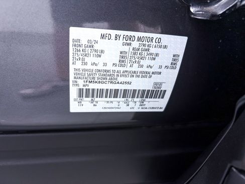 Used 2024 Ford Explorer ST w/ Equipment Group 401A AWD/4WD image 41