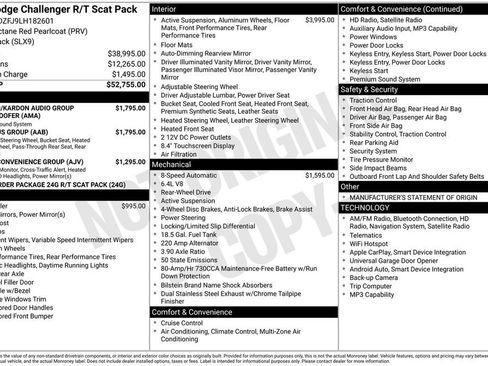 Used 2020 Dodge Challenger R/T Scat Pack w/ 1320 Plus Group RWD image 10