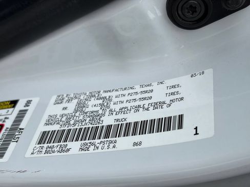 Used 2018 Toyota Tundra SR5 w/ TRD Sport Package AWD/4WD image 14