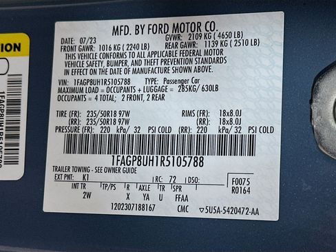 Used 2024 Ford Mustang Convertible RWD image 29