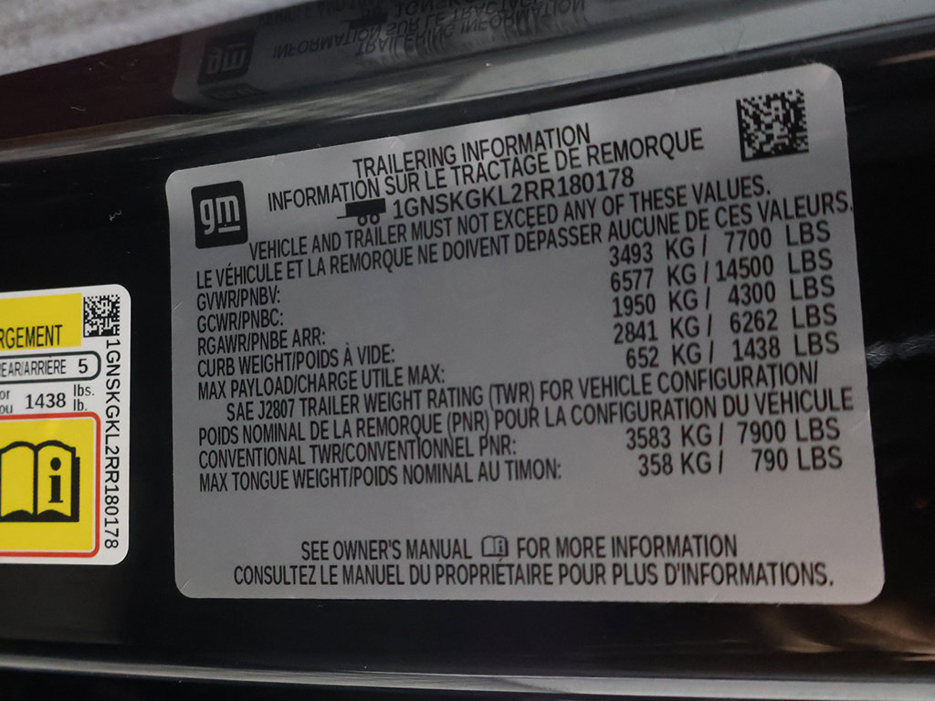 Used 2024 Chevrolet Suburban High Country w/ Advanced Technology Package AWD/4WD image 59