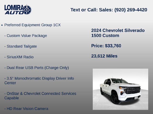 Used 2024 Chevrolet Silverado 1500 Custom w/ Rally Edition AWD/4WD image 21