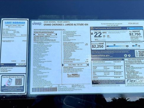 New 2026 Jeep Grand Cherokee L 4WD image 39