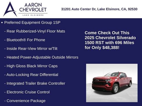 Used 2025 Chevrolet Silverado 1500 RST w/ Z71 Off-Road Package image 10