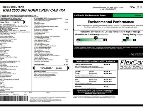 Used 2026 RAM 2500 Big Horn AWD/4WD image 3