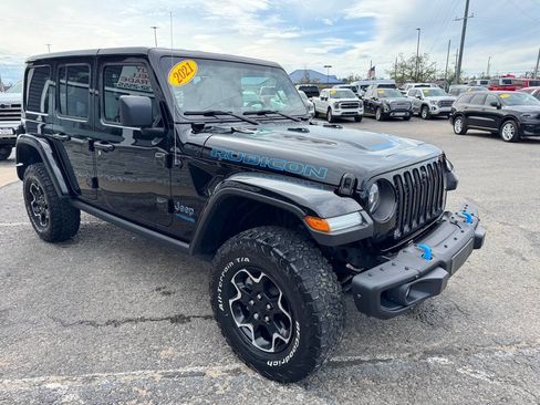 Used 2021 Jeep Wrangler Unlimited Rubicon 4xe w/ Steel Bumper Group image 7