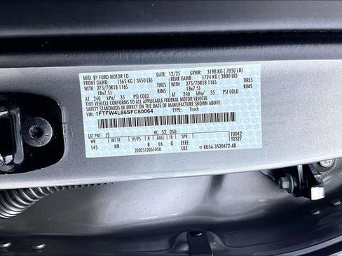 New 2025 Ford F150 Tremor w/ Equipment Group 402A High AWD/4WD image 13