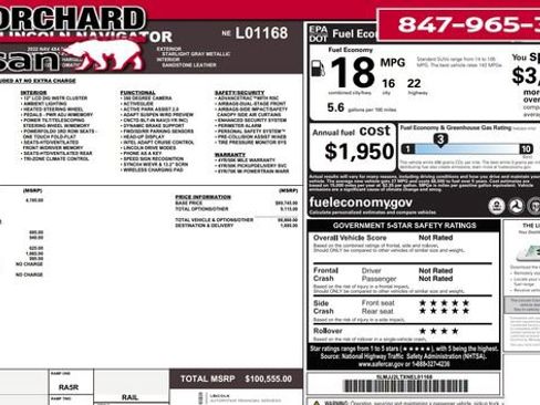 Used 2022 Lincoln Navigator Reserve image 9