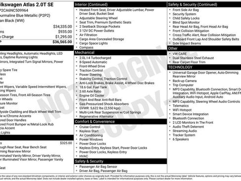 Used 2022 Volkswagen Atlas SE FWD image 6