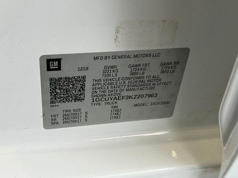 Used 2019 Chevrolet Silverado 1500 W/T w/ Z71 Off-Road Package image 32