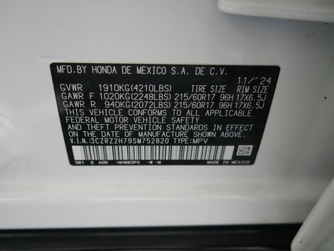 Used 2025 Honda HR-V EX-L image 18