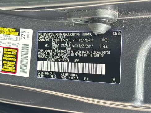 Used 2025 Toyota Sienna XLE w/ XLE Plus Package AWD/4WD image 49
