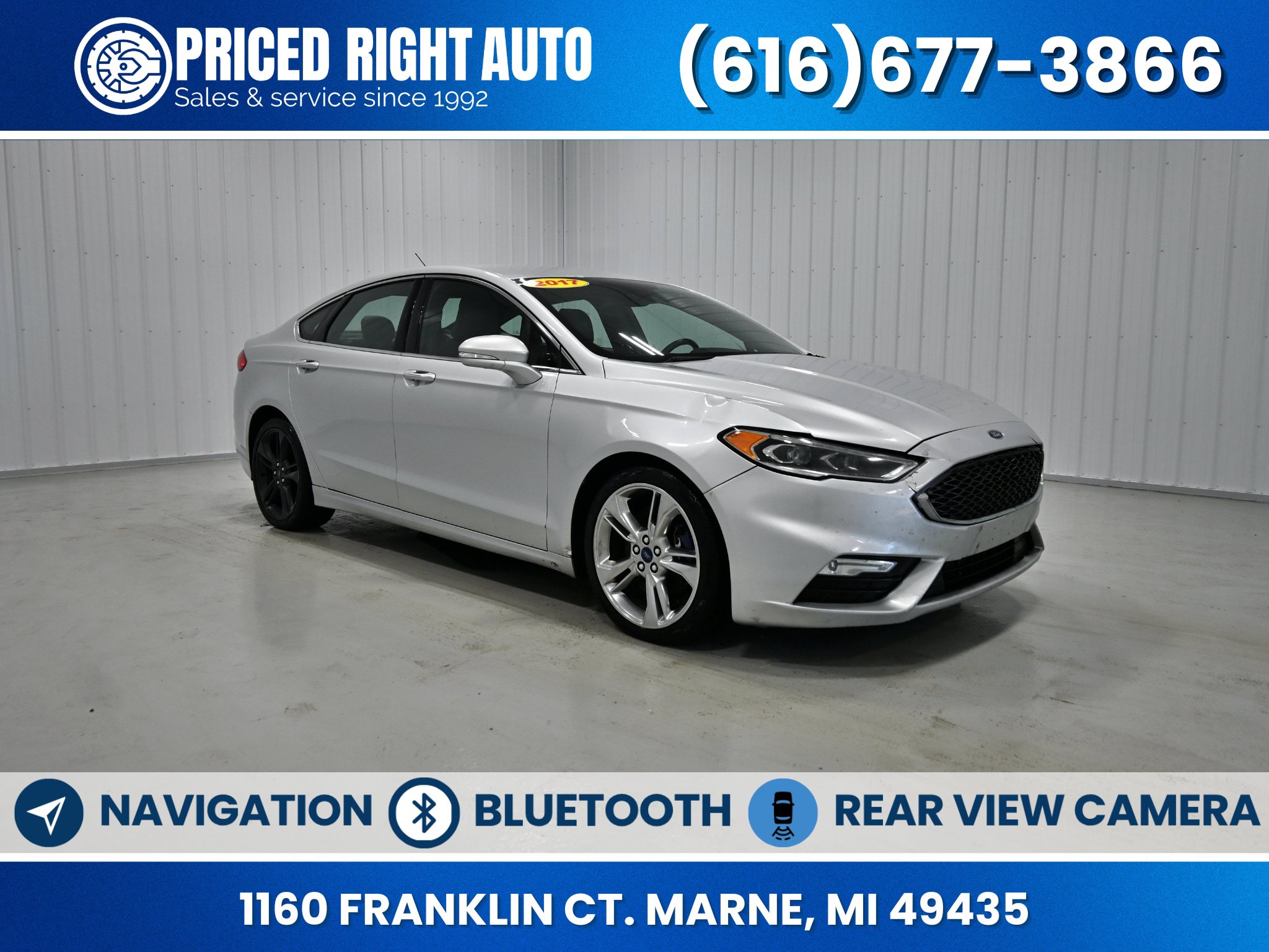 Used 2017 Ford Fusion Sport w/ Equipment Group 401A AWD/4WD image 1