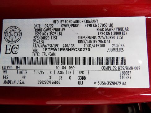 Used 2022 Ford F150 Lariat image 57