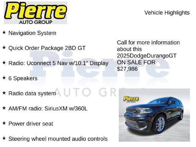 Used 2025 Dodge Durango GT AWD/4WD image 7