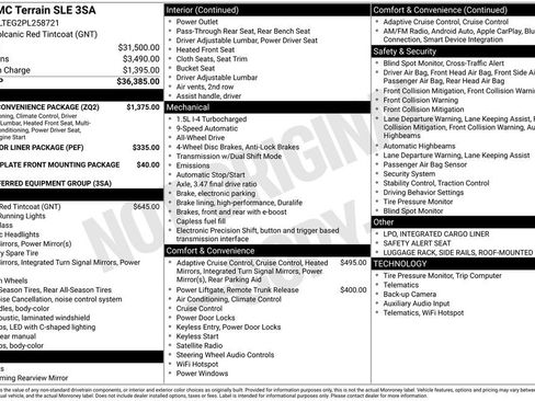 Used 2023 GMC Terrain SLE w/ Driver Convenience Package AWD/4WD image 38