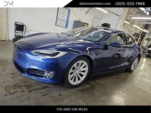 Used 2017 Tesla Model S 75D AWD/4WD image 1