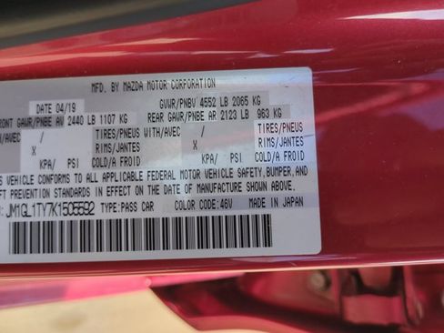 Used 2019 MAZDA MAZDA6 Grand Touring FWD image 15