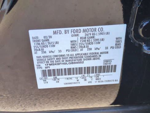 Used 2020 Ford Explorer Limited image 39