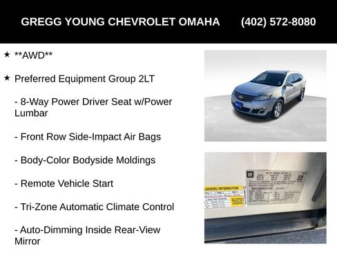 Used 2014 Chevrolet Traverse LT AWD/4WD image 7