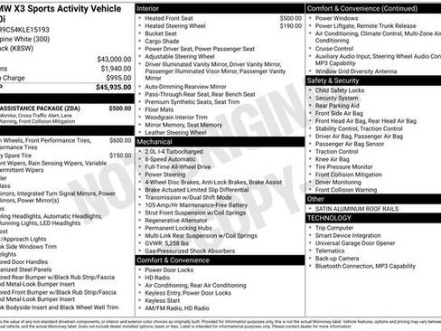 Used 2019 BMW X3 xDrive30i w/ Driving Assistance Package AWD/4WD image 21