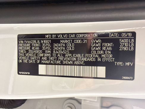 Used 2020 Volvo XC60 T6 Inscription image 19