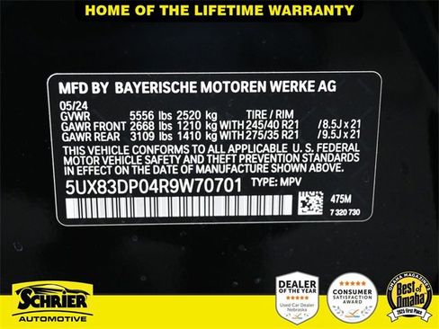 Used 2024 BMW X3 M40i w/ Premium Package image 51