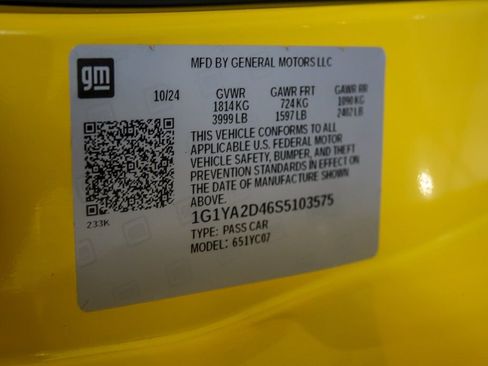 Used 2025 Chevrolet Corvette Stingray Coupe image 27