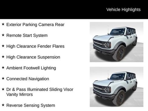 Used 2021 Ford Bronco Black Diamond w/ Sasquatch Package image 9