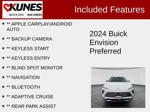 Used 2024 Buick Envision Preferred AWD/4WD image 2