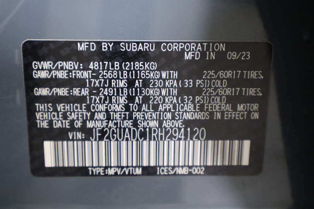Used 2024 Subaru Crosstrek 2.0i Premium AWD/4WD image 37