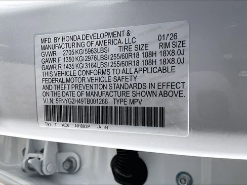 New 2026 Honda Pilot EX-L image 22