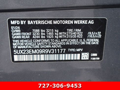 Used 2024 BMW X7 xDrive40i w/ Premium Package image 14
